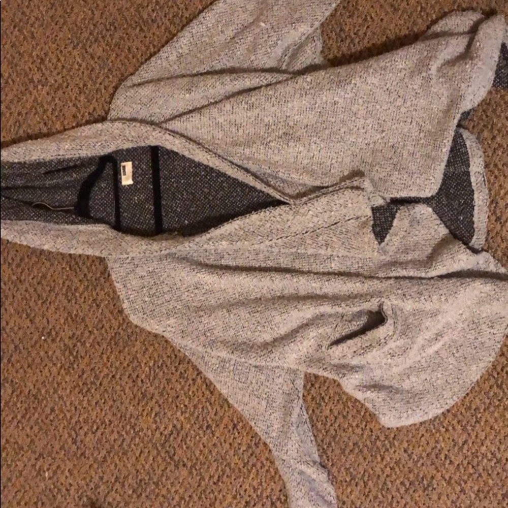 lF hooded cardigan